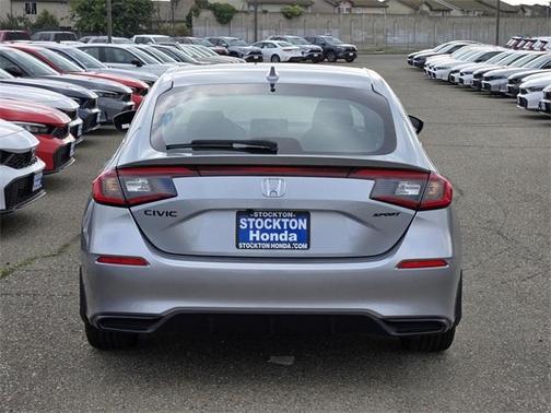 Solar Silver Metallic 2026 Honda Civic Sport