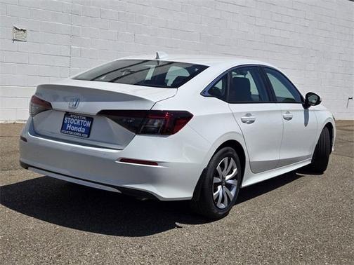 Platinum White Pearl 2026 Honda Civic LX