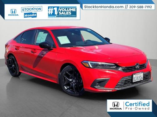 Rallye Red 2022 Honda Civic Sport