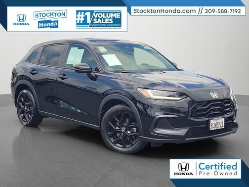 Crystal Black Pearl 2024 Honda HR-V Sport
