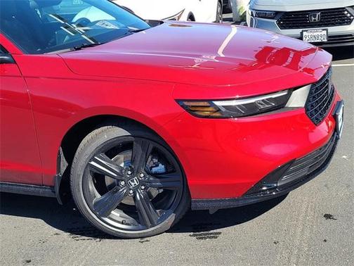 Radiant Red Metallic 2026 Honda Accord Hybrid Sport-L