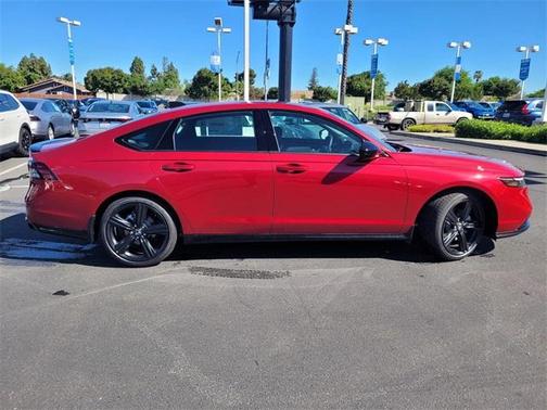 Radiant Red Metallic 2026 Honda Accord Hybrid Sport-L