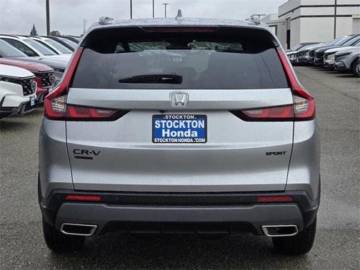 Solar Silver Metallic 2026 Honda CR-V Hybrid Sport-L