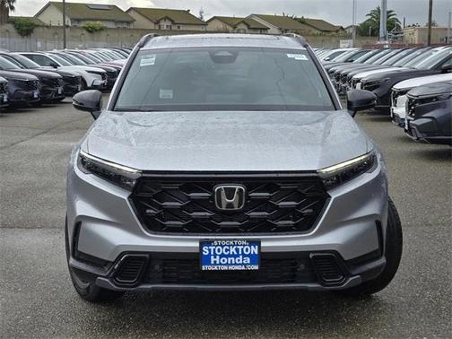 Solar Silver Metallic 2026 Honda CR-V Hybrid Sport-L