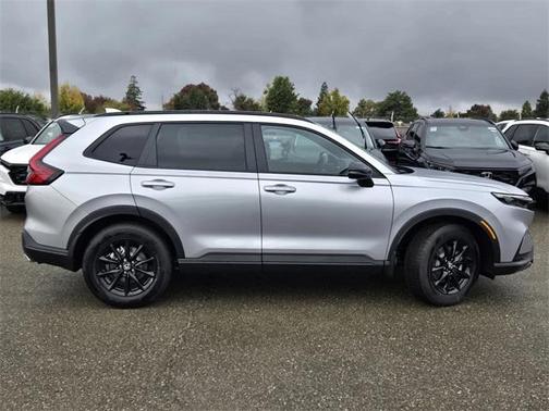 Solar Silver Metallic 2026 Honda CR-V Hybrid Sport-L