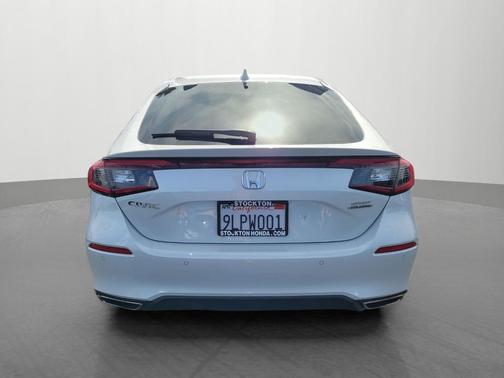 Platinum White 2024 Honda Civic Sport Touring