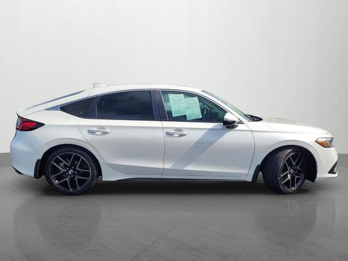 Platinum White 2024 Honda Civic Sport Touring