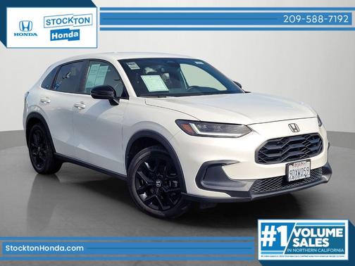 Platinum White Pearl 2023 Honda HR-V Sport