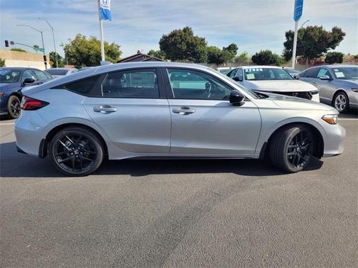 Solar Silver Metallic 2026 Honda Civic Hybrid Sport