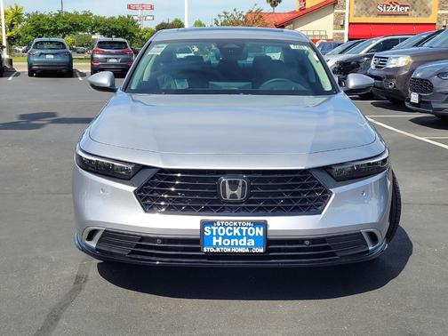 Solar Silver Metallic 2026 Honda Accord Hybrid Touring