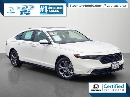 White 2023 Honda Accord EX