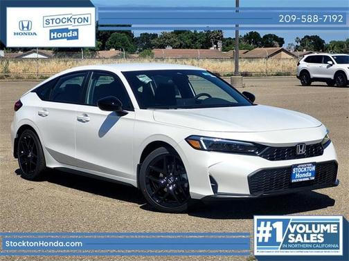 Platinum White Pearl 2026 Honda Civic Sport