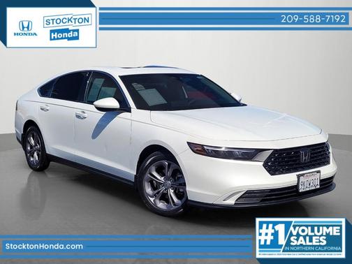 Platinum White 2024 Honda Accord EX
