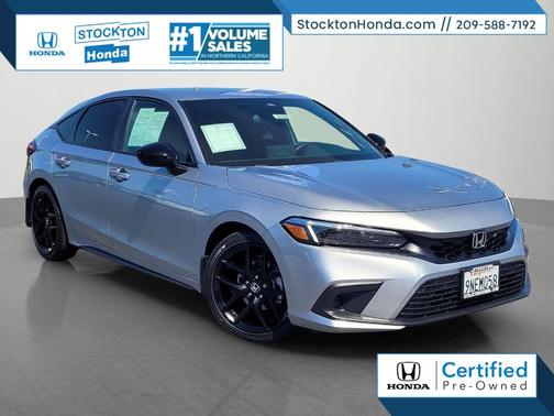 Silver Metallic 2024 Honda Civic Sport