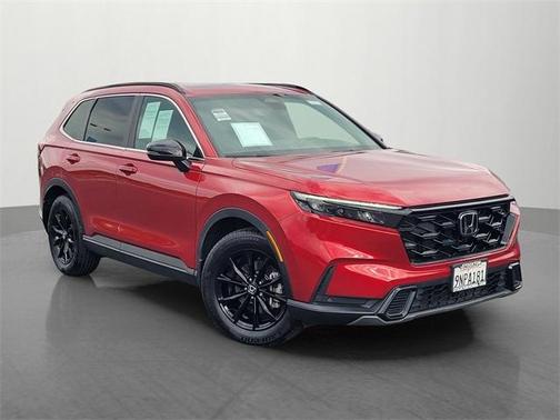 Radiant Red Metallic 2025 Honda CR-V Hybrid Sport-L
