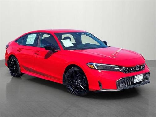Rallye Red 2025 Honda Civic Sport