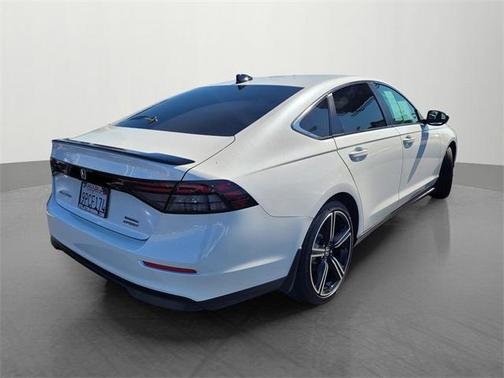 Platinum White 2024 Honda Accord Hybrid Sport
