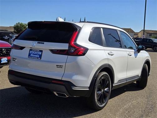 Platinum White Pearl 2026 Honda CR-V Hybrid Sport Touring