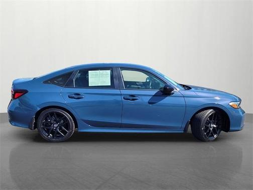Blue 2025 Honda Civic Sport