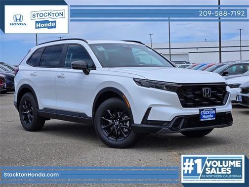 Platinum White Pearl 2026 Honda CR-V Hybrid Sport-L