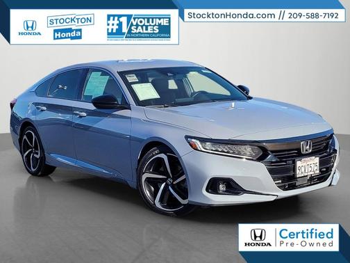 Sonic Gray Pearl 2022 Honda Accord Sport 1.5T