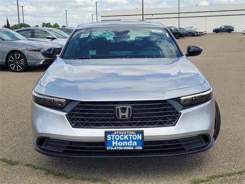 Solar Silver Metallic 2026 Honda Accord Hybrid Sport