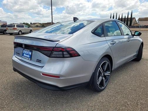 Solar Silver Metallic 2026 Honda Accord Hybrid Sport