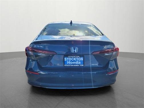 Blue 2025 Honda Civic Hybrid