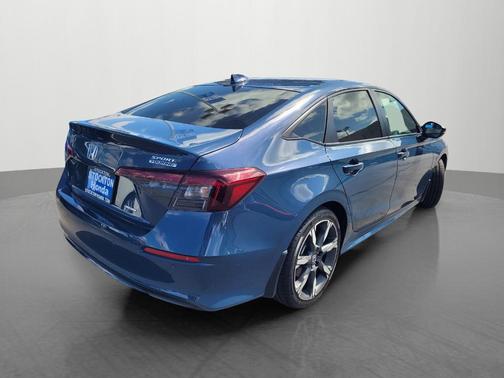 Blue 2025 Honda Civic Hybrid