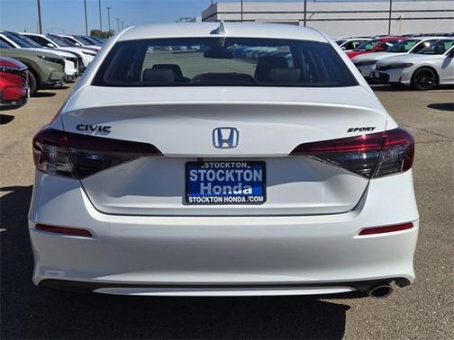 Platinum White Pearl 2026 Honda Civic Sport