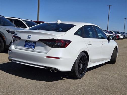 Platinum White Pearl 2026 Honda Civic Sport