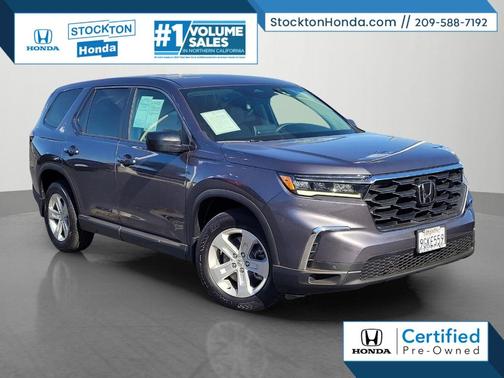 Modern Steel Metallic 2023 Honda Pilot LX