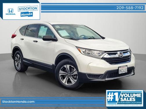 Platinum White 2019 Honda CR-V LX