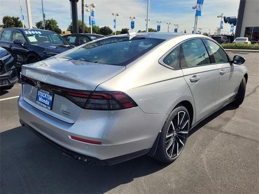 Solar Silver Metallic 2026 Honda Accord Hybrid Touring