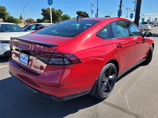 Radiant Red Metallic 2026 Honda Accord Hybrid Sport-L