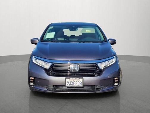 Modern Steel Metallic 2024 Honda Odyssey Elite