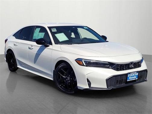 White 2025 Honda Civic Sport