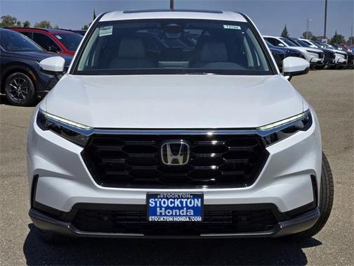 Platinum White Pearl 2026 Honda CR-V EX-L