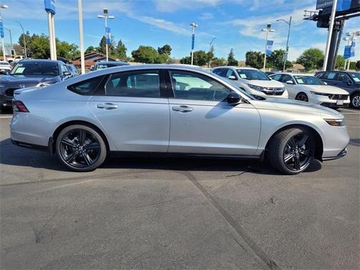 Solar Silver Metallic 2026 Honda Accord Hybrid Sport-L