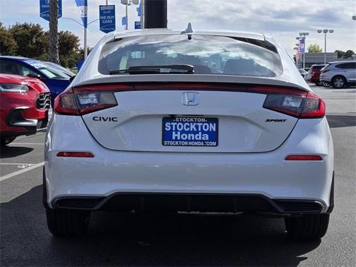 Platinum White Pearl 2026 Honda Civic Sport