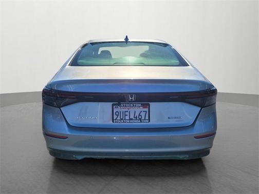 Solar Silver Metallic 2025 Honda Accord Hybrid EX-L