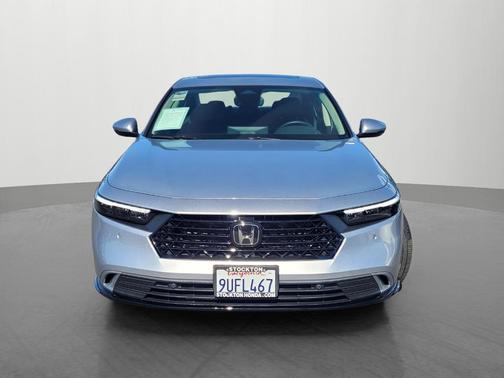 Solar Silver Metallic 2025 Honda Accord Hybrid EX-L