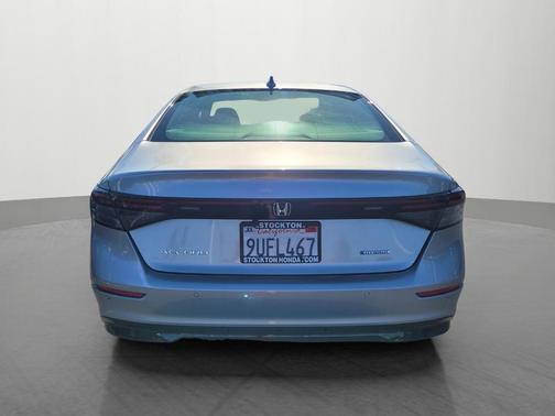 Solar Silver Metallic 2025 Honda Accord Hybrid EX-L