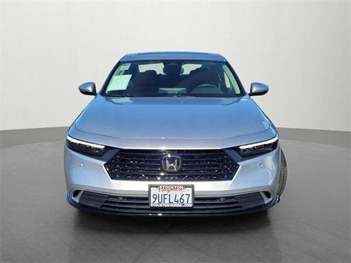 Solar Silver Metallic 2025 Honda Accord Hybrid EX-L