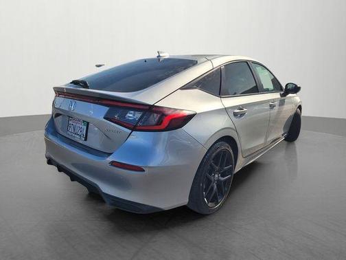 Solar Silver Metallic 2025 Honda Civic Sport