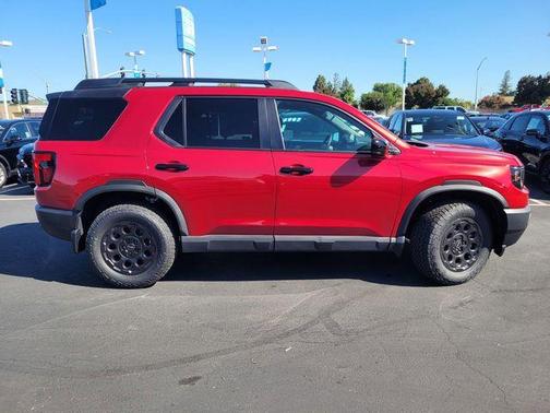 Radiant Red Metallic II 2026 Honda Passport TrailSport Blackout