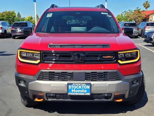 Radiant Red Metallic II 2026 Honda Passport TrailSport Blackout
