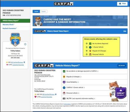 2023 Subaru Crosstrek Premium