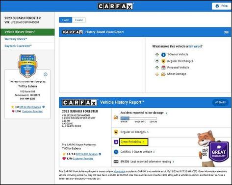 2023 Subaru Forester 