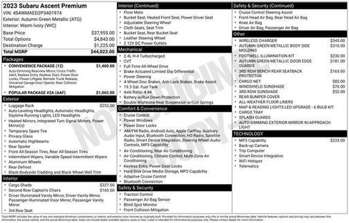 2023 Subaru Ascent Premium 7-Passenger